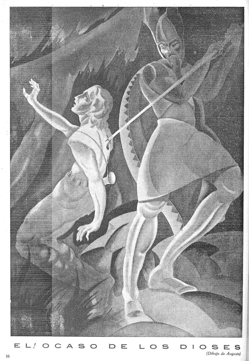El ocaso de los dioses por Augusto