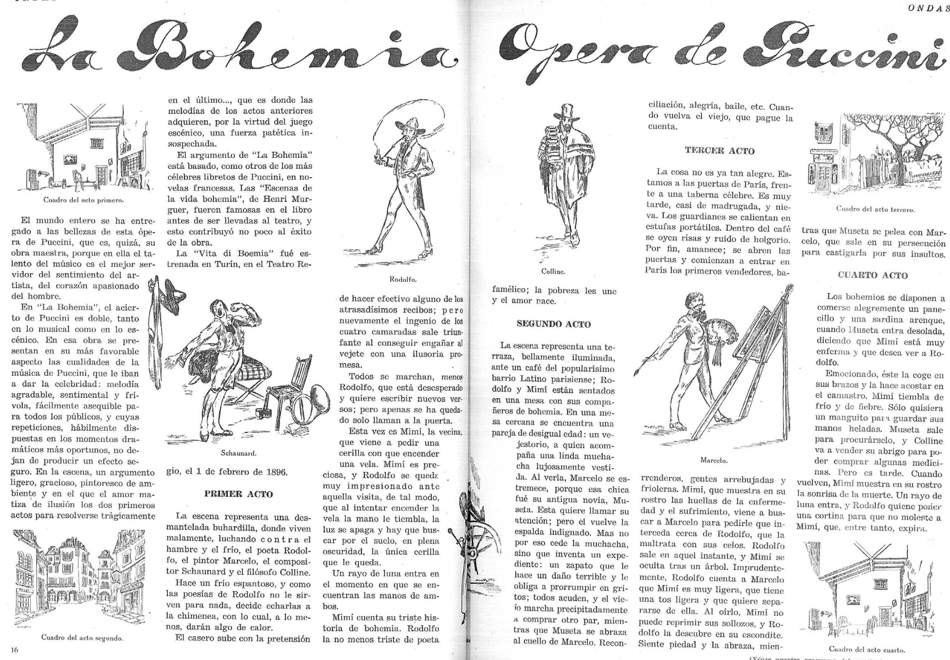 La Boheme por Augusto