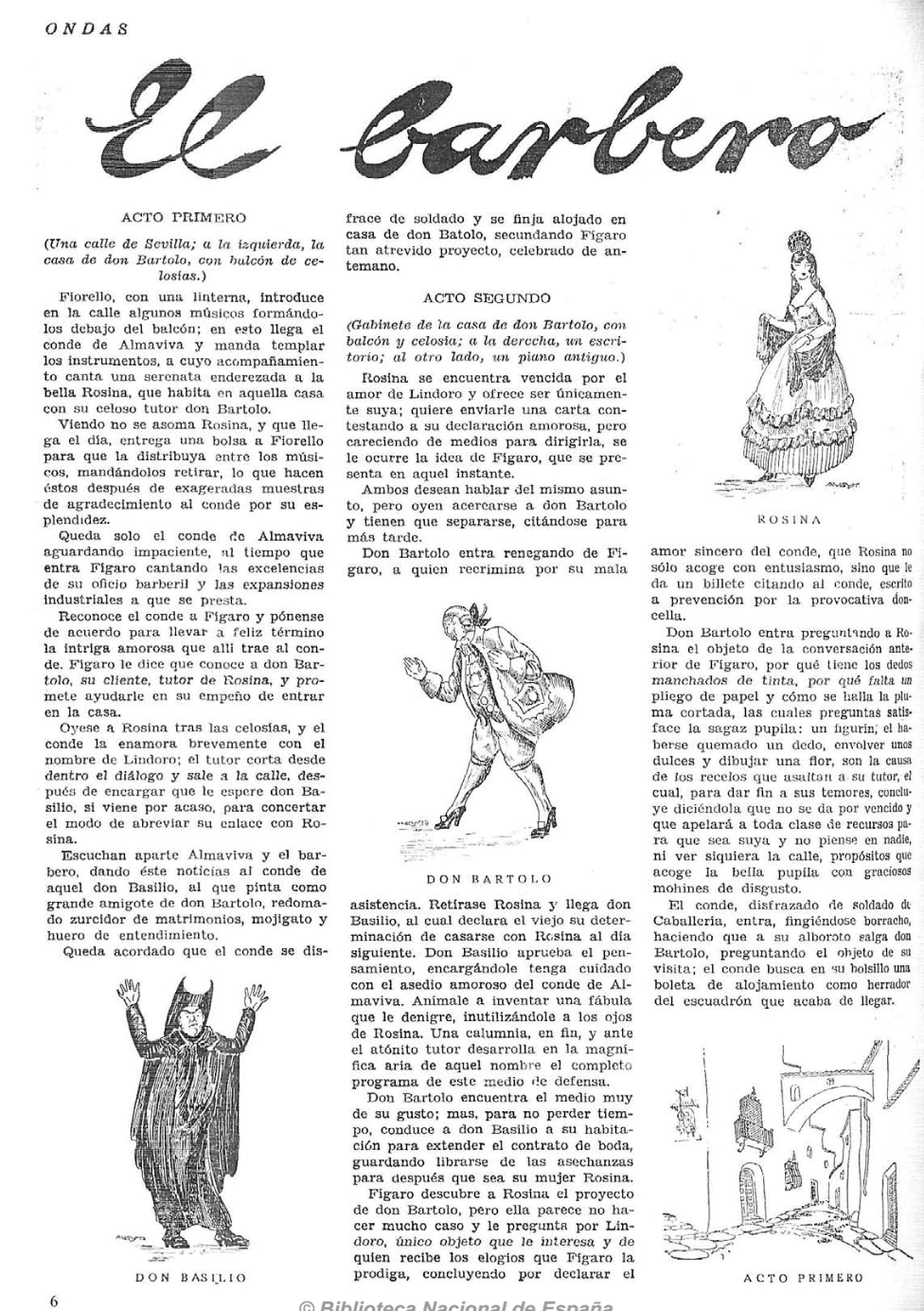 Barbero de Sevilla por Augusto