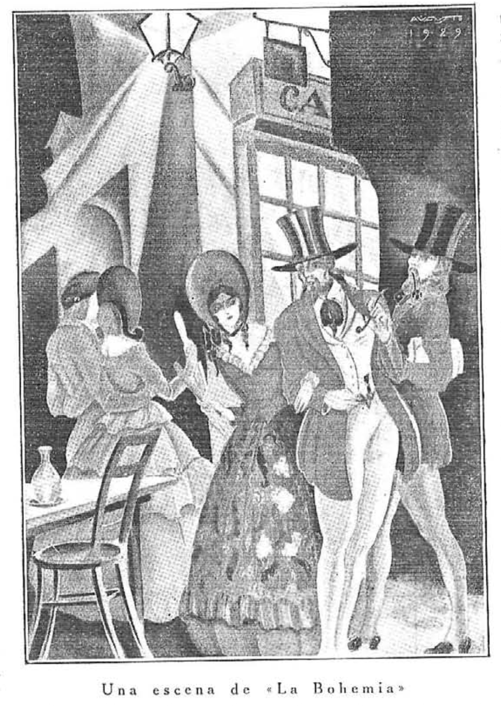 La Boheme por Augusto