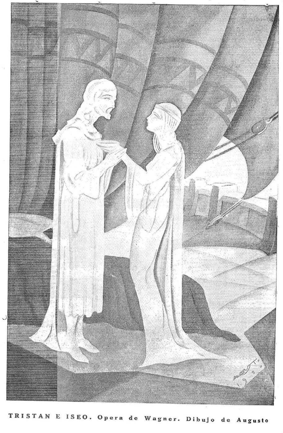 Tristan e Isolda por Augusto