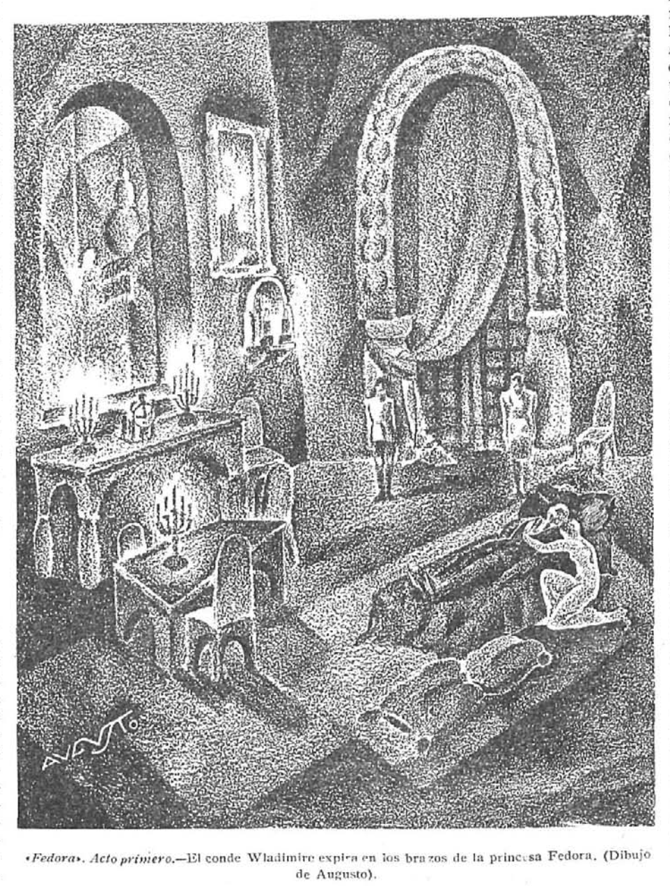 Fedora de Giordano por Augusto