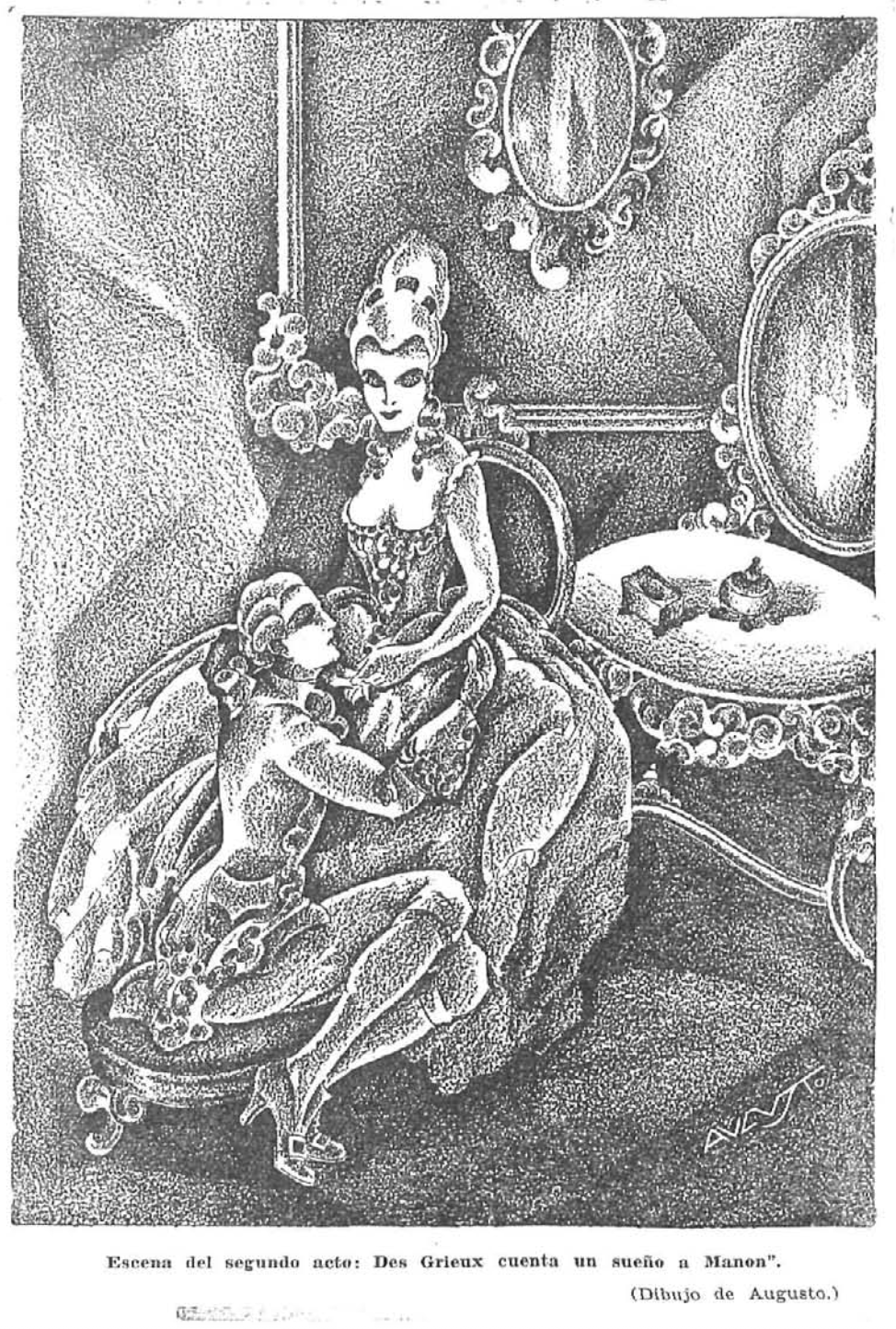 Manon Lescaut por Augusto