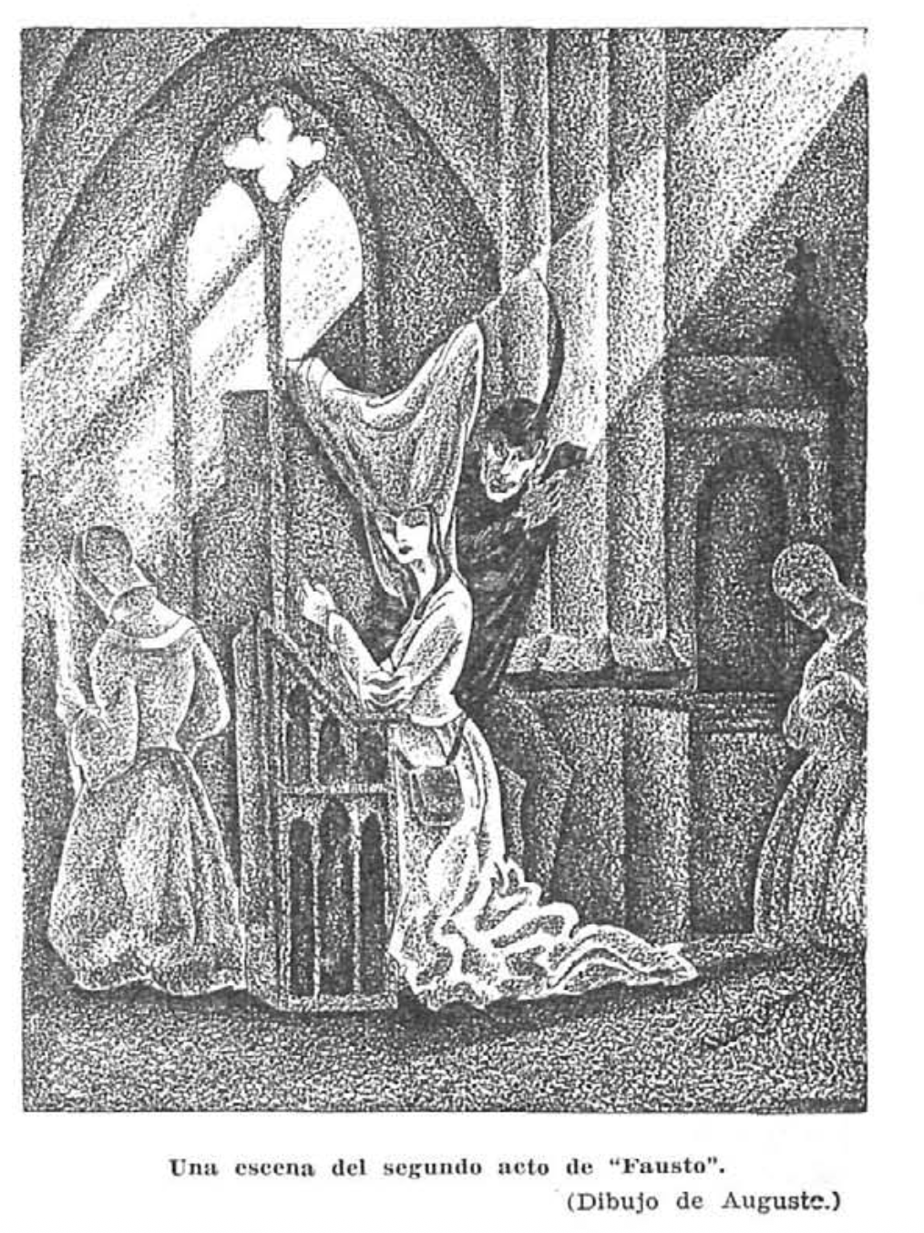 Fausto de Gounod por Augusto