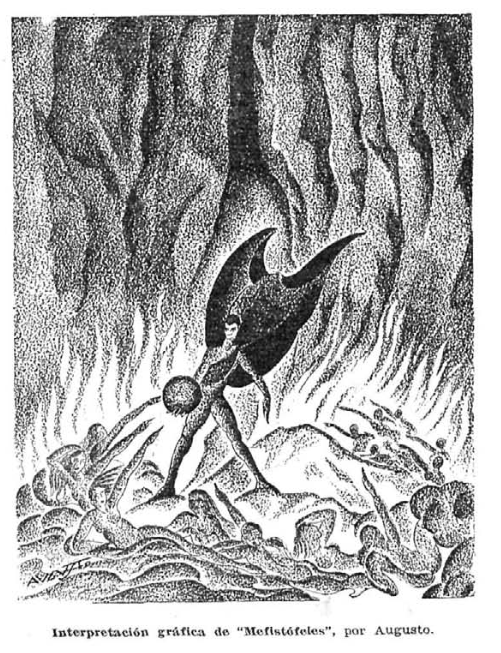Mefistófenes por Augusto