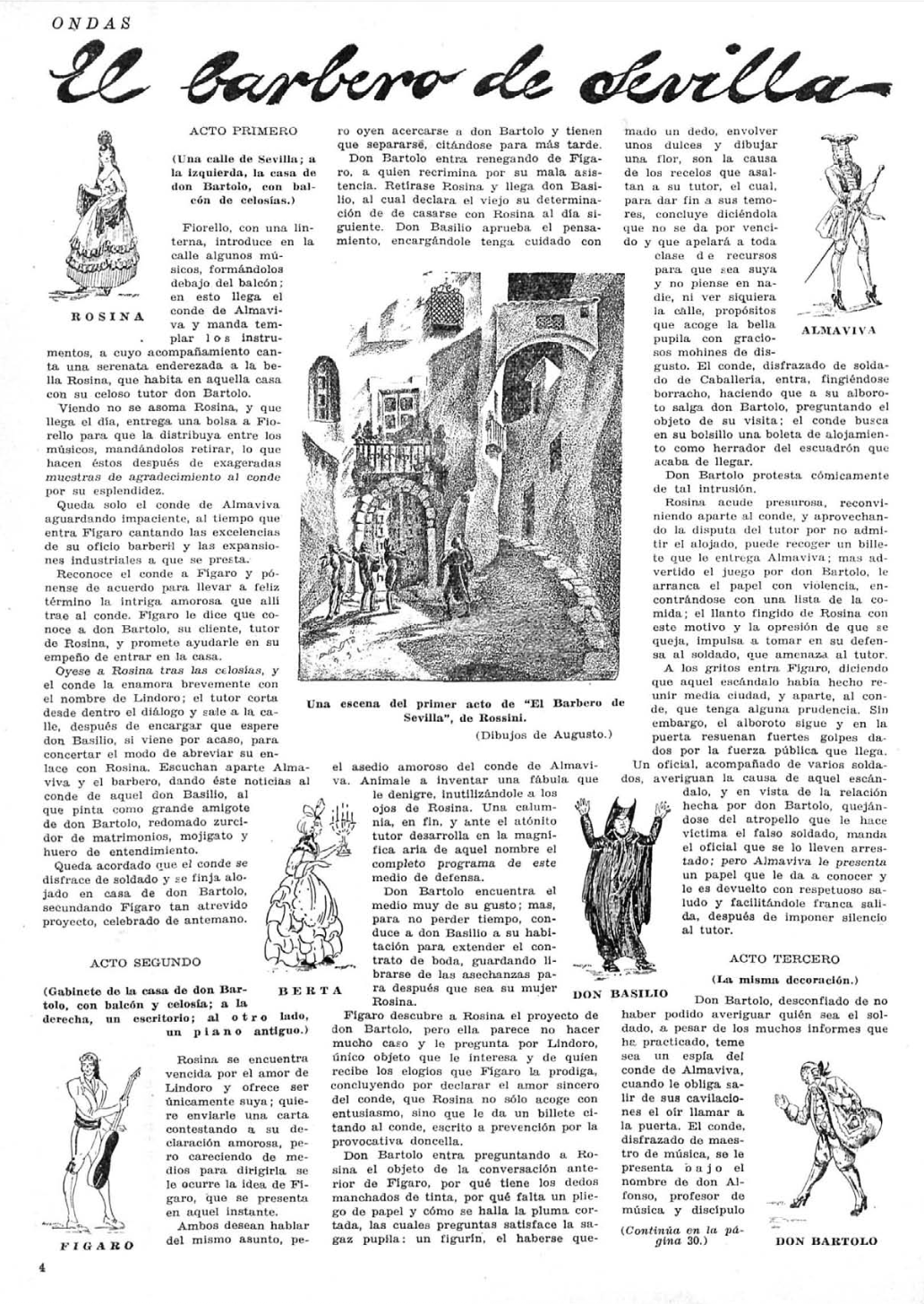 El Barbero de Sevilla por Augusto