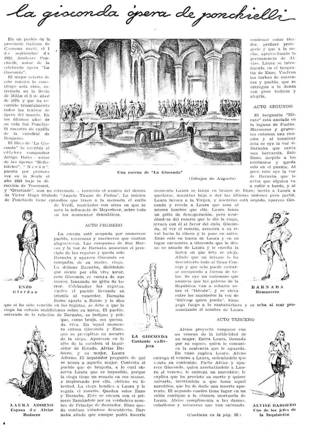 La Gioconda por Augusto