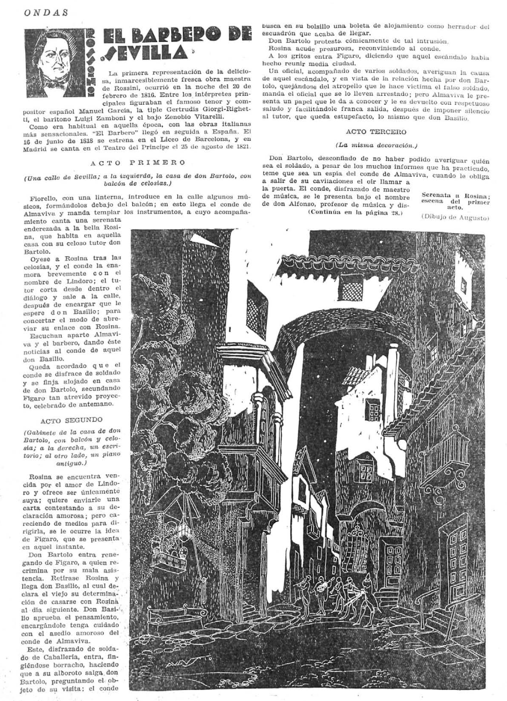 El Barbero de Sevilla por Augusto