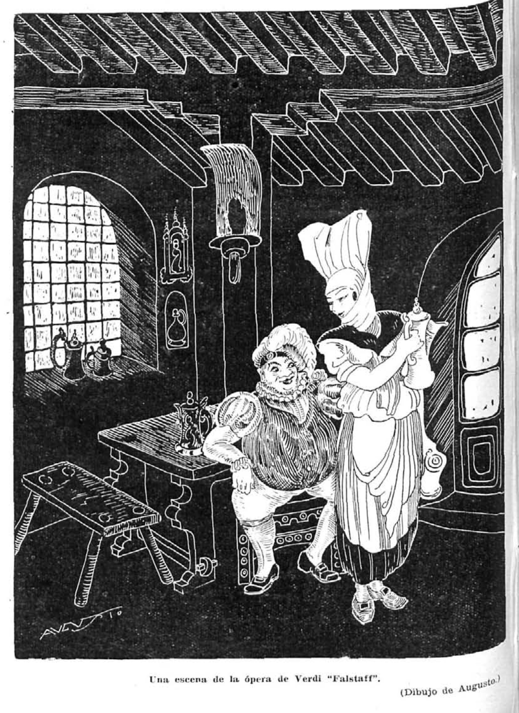 Flastaff de Verdi por Augusto