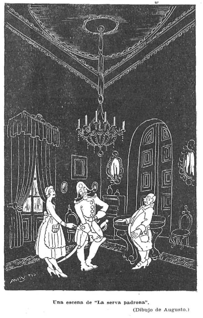 La serva padrona por Augusto