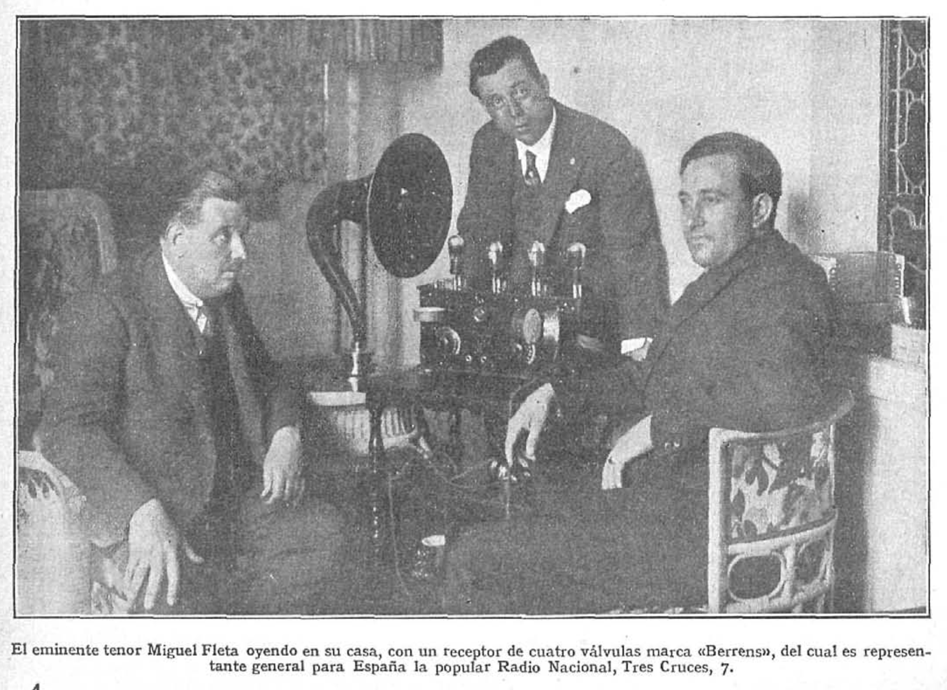 Anuncio con Miguel Fleta