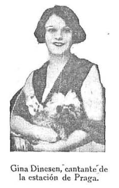 Gina Dinesen, cantante
