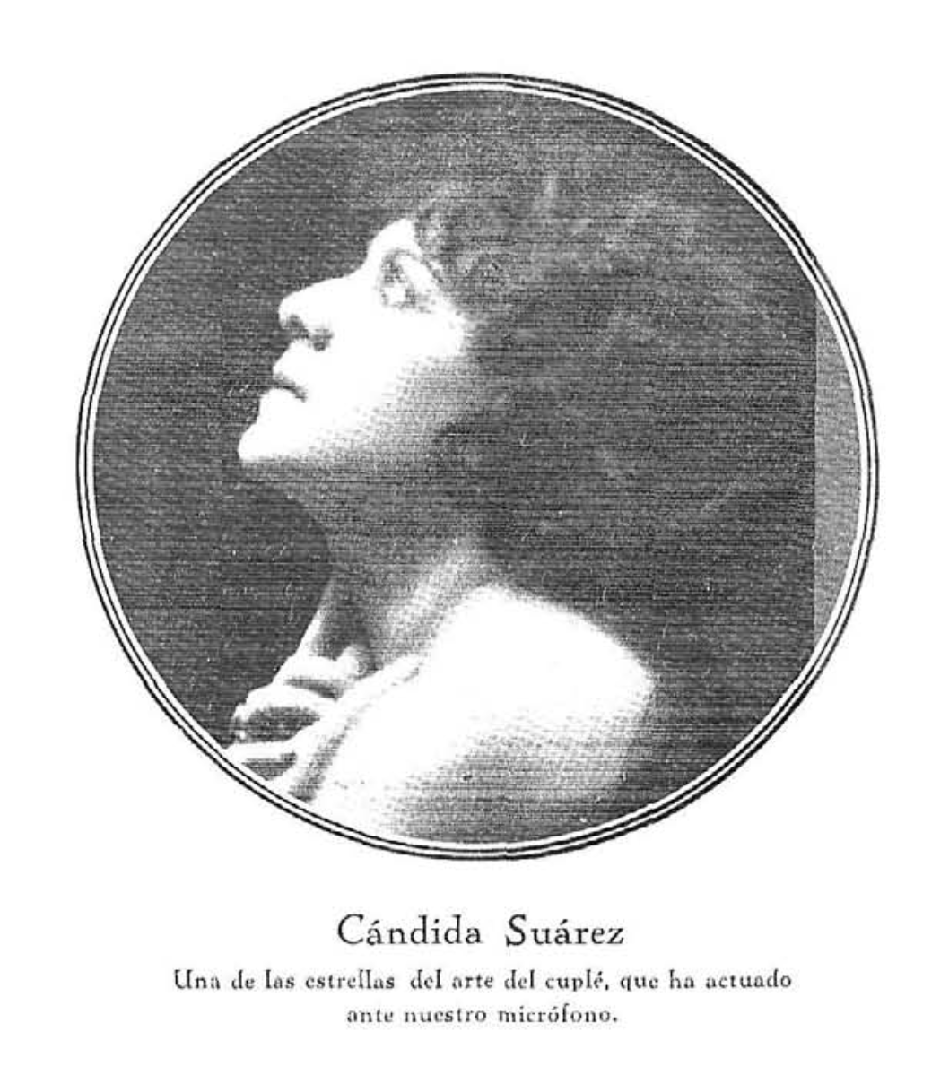 Cándida Suárez, cupletista