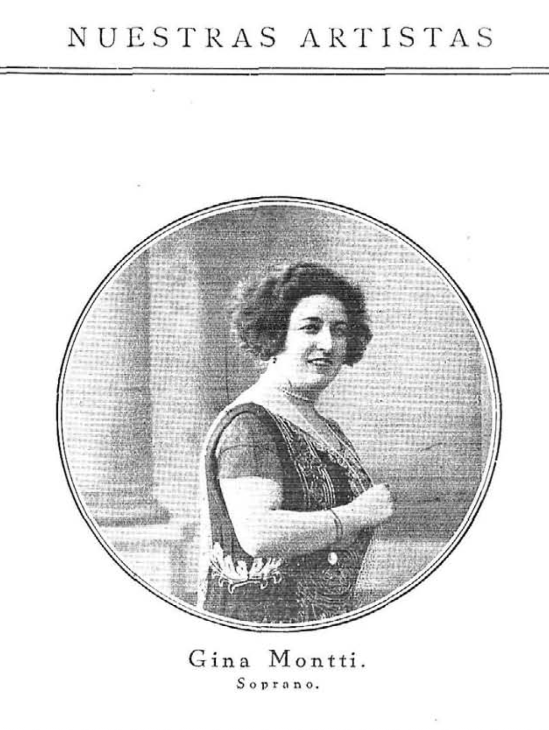 Gina Montti, soprano