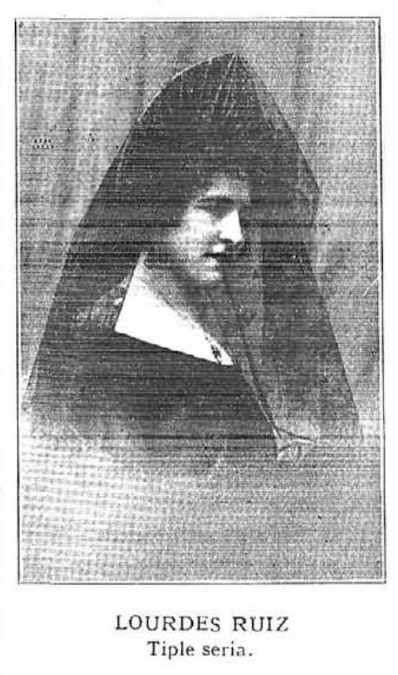Lourdes Ruiz, tiple seria
