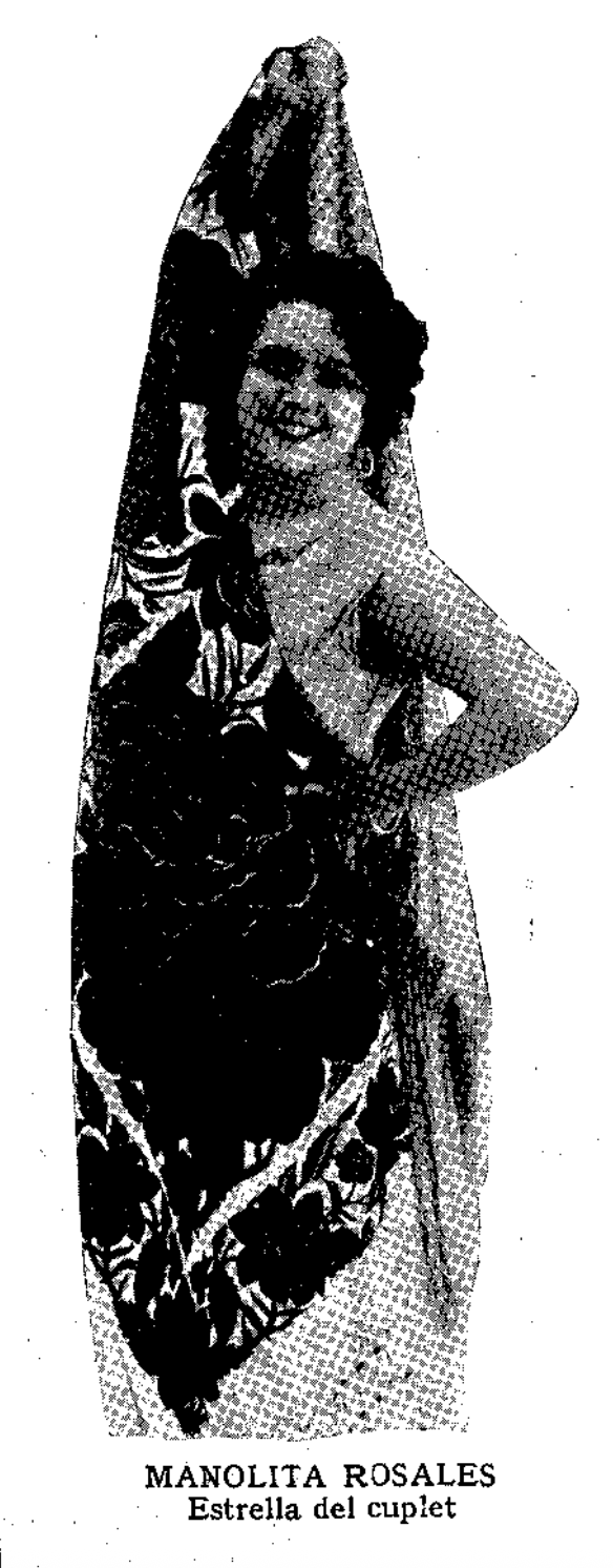 Manolita Rosales, cupletista