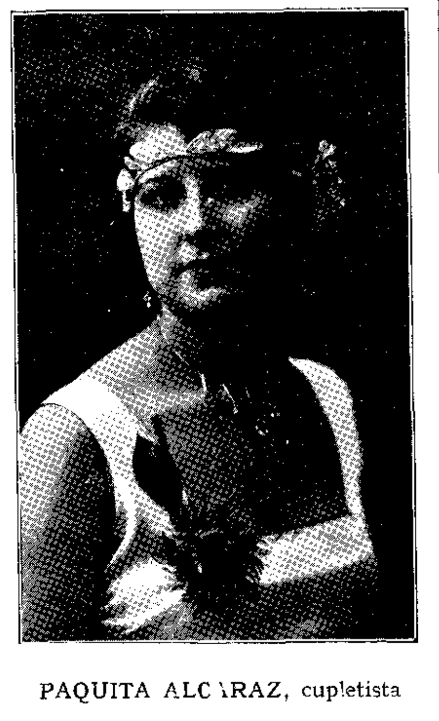 Paquita Alcaraz, cupletista