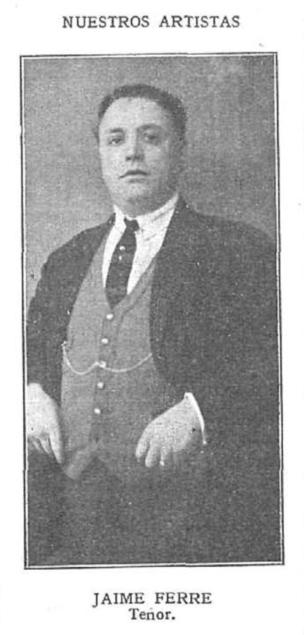 Jaime Ferre, tenor