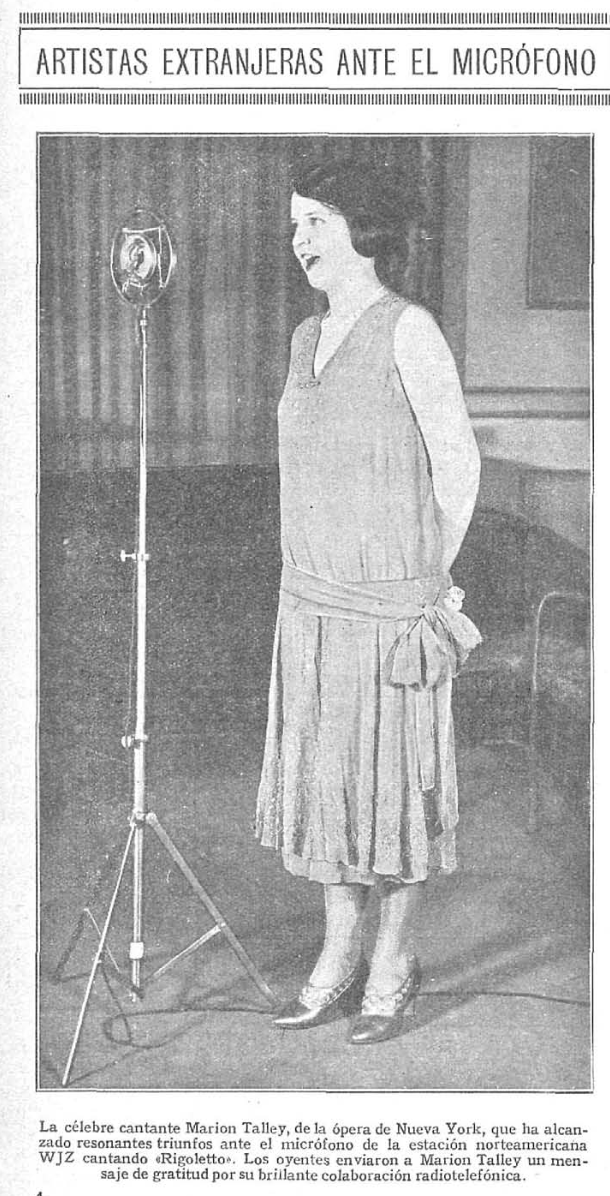 Marion Talley, cantante de la ópera de Nueva York