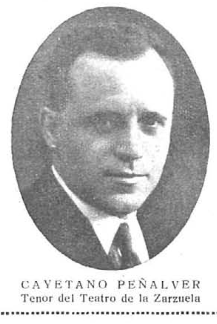Cayetano Peñalver, tenor