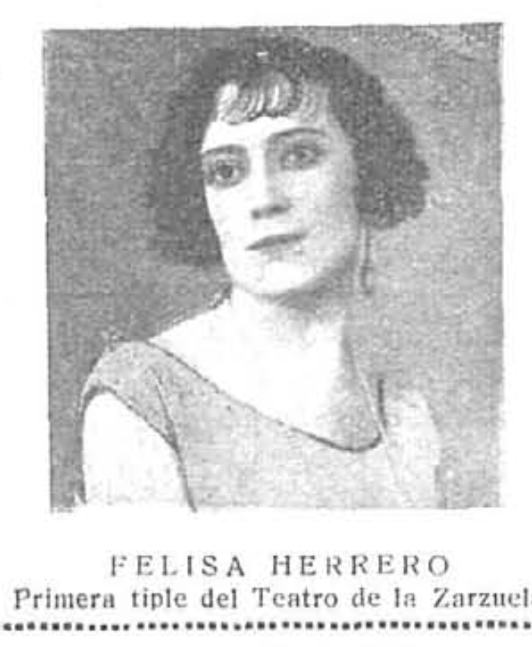 Felisa Herrero, Primera tiple