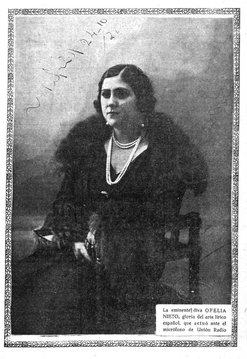 Ofelia Nieto, soprano