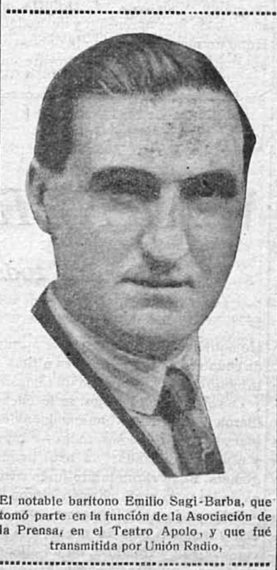 Emilio Sagi-Barba, barítono