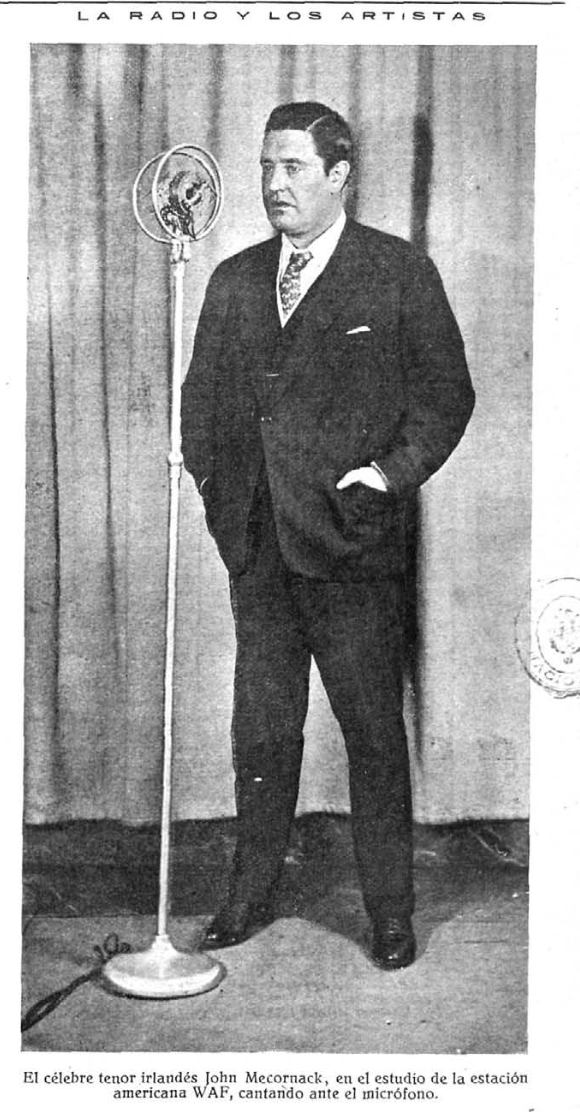 John Mecornack, tenor irlandés