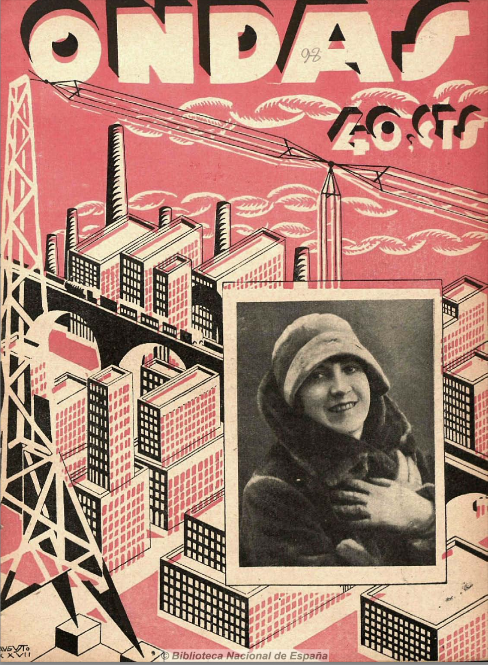 Isabel Soria, cantante en portada