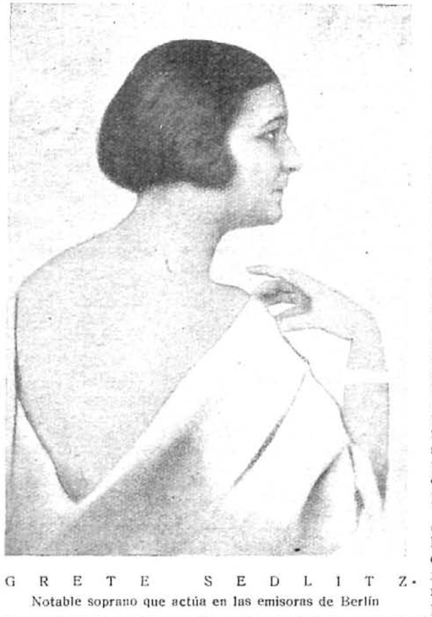 Grete Sedlitz, soprano de Berlín