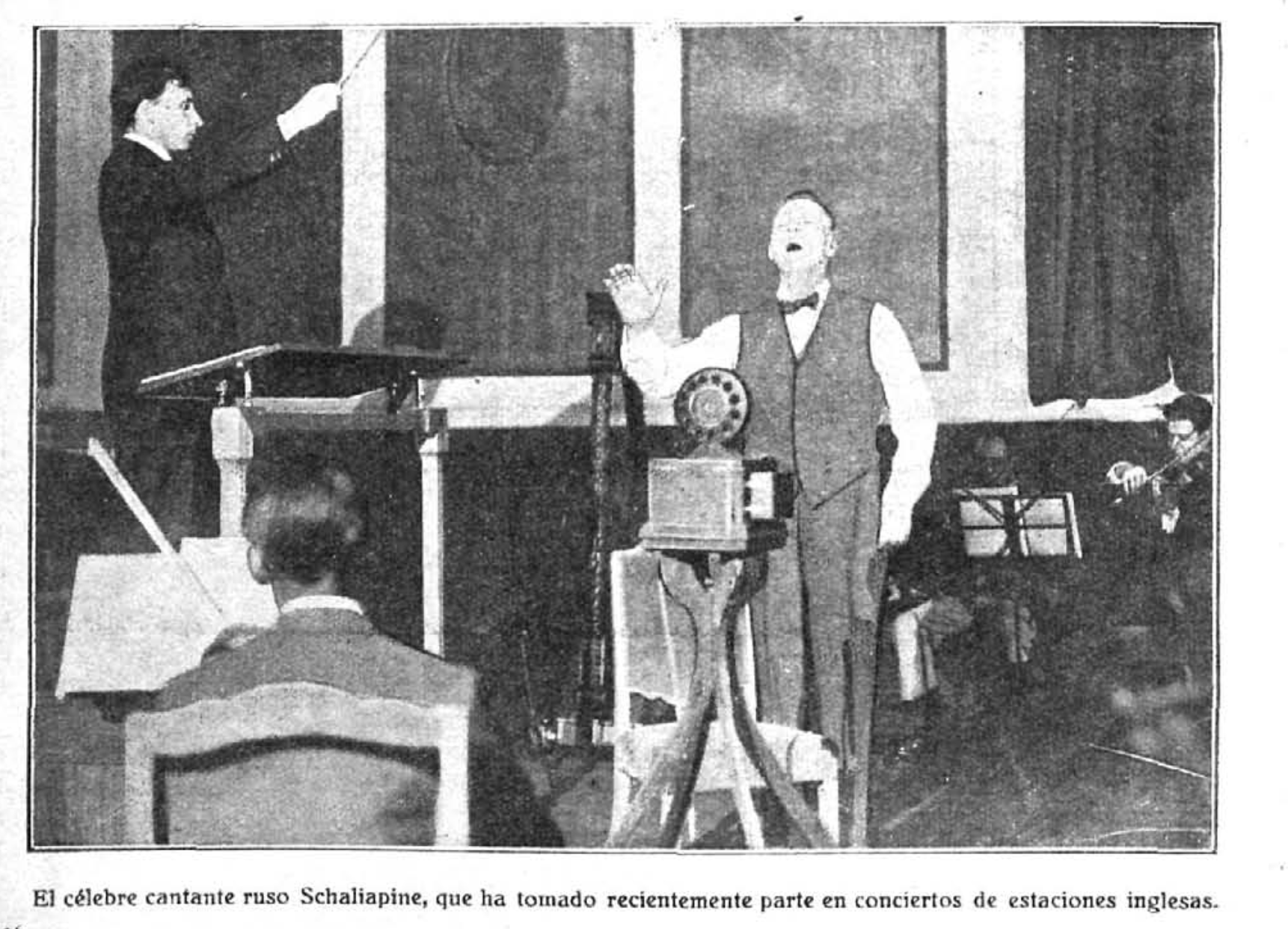 Fiodor Shaliapin, bajo y orquesta