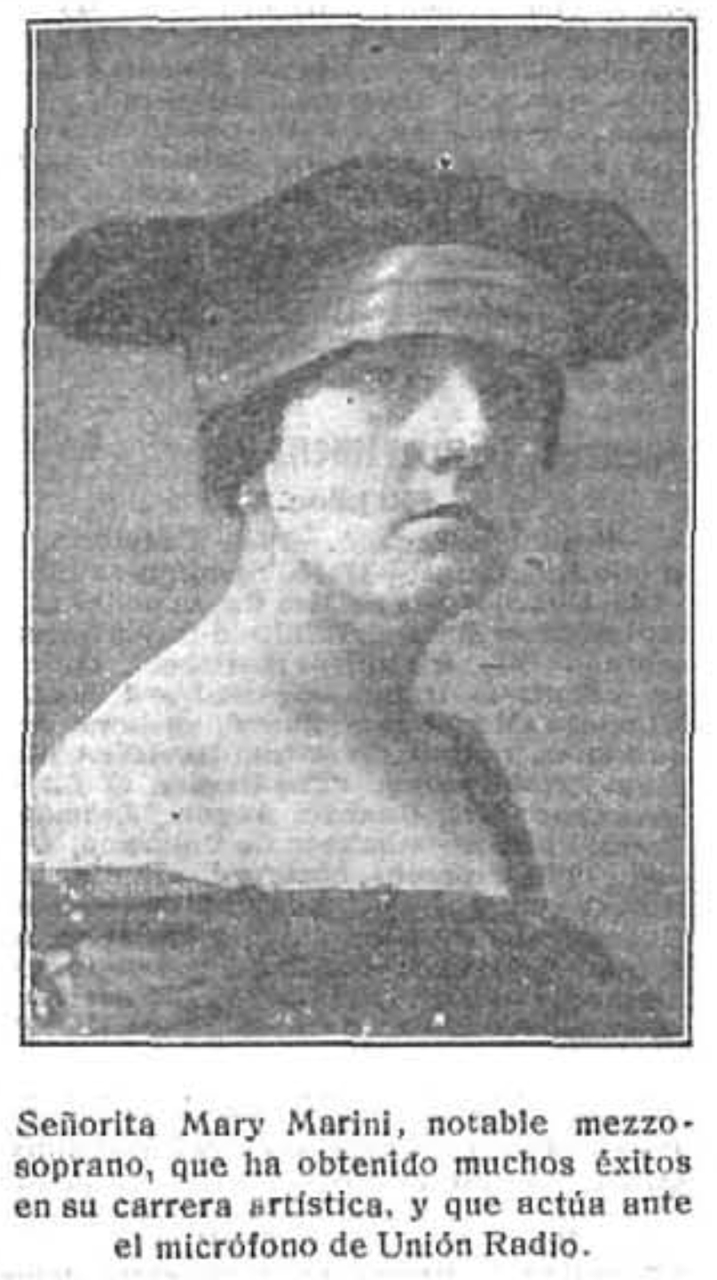 Mary Marini, mezzosoprano