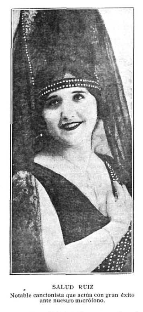 Salud Ruiz, cancionista