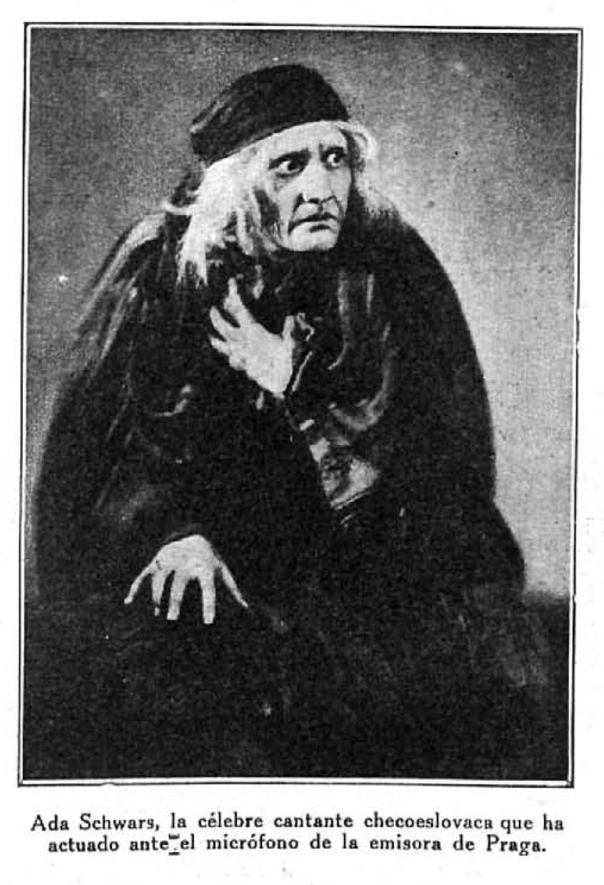 Ada Schwars, cantante checoeslovaca