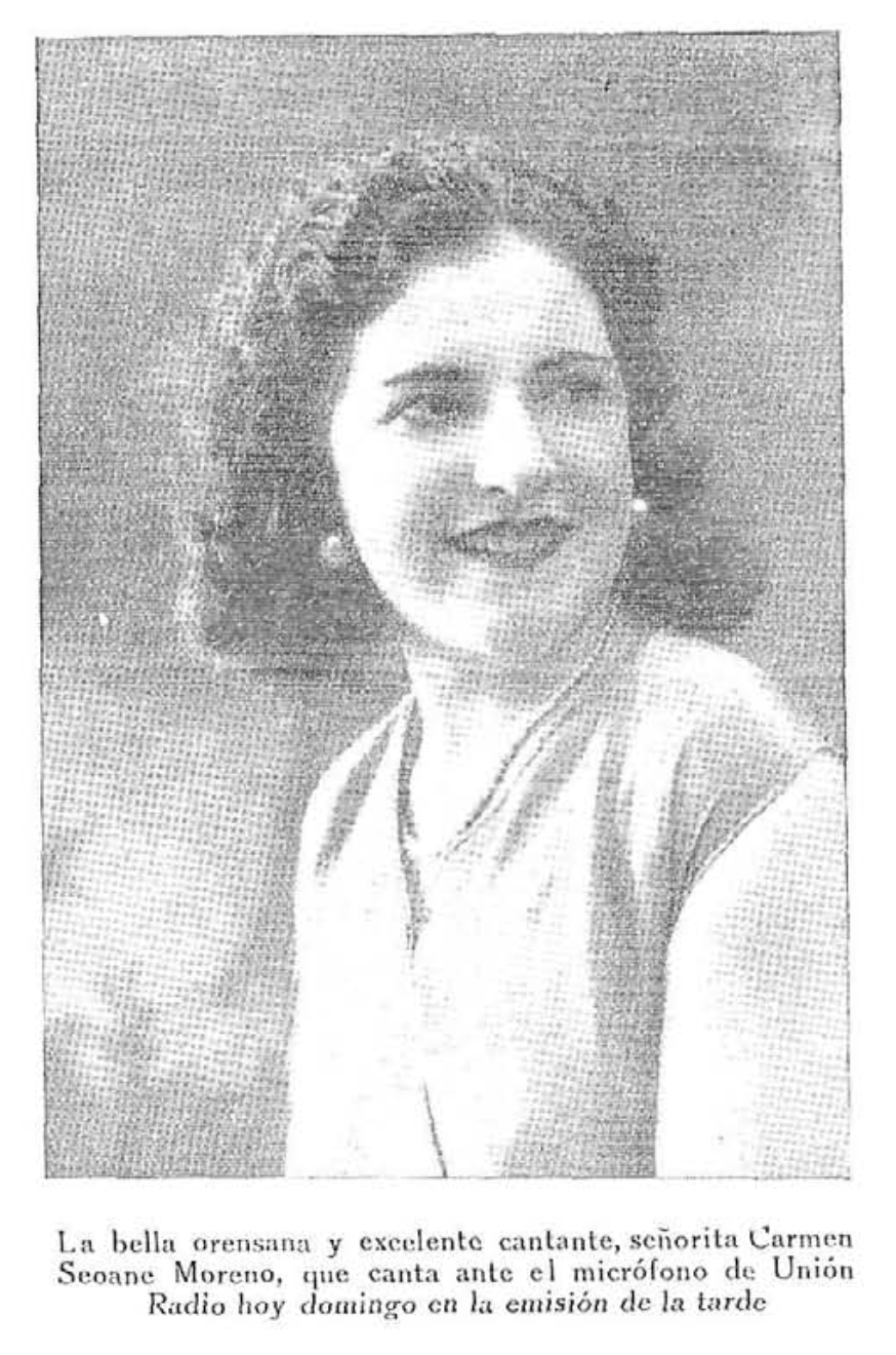 Carmen Seoane Moreno, cantante