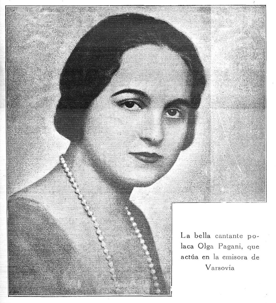 Olga Pagani, cantante