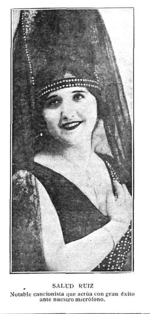 Salud Ruiz, cancionista