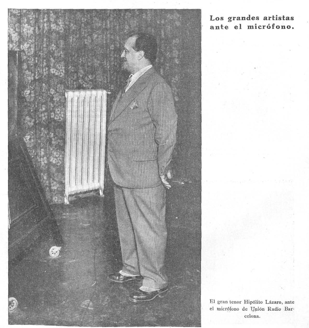 Hipólito Lázaro, tenor