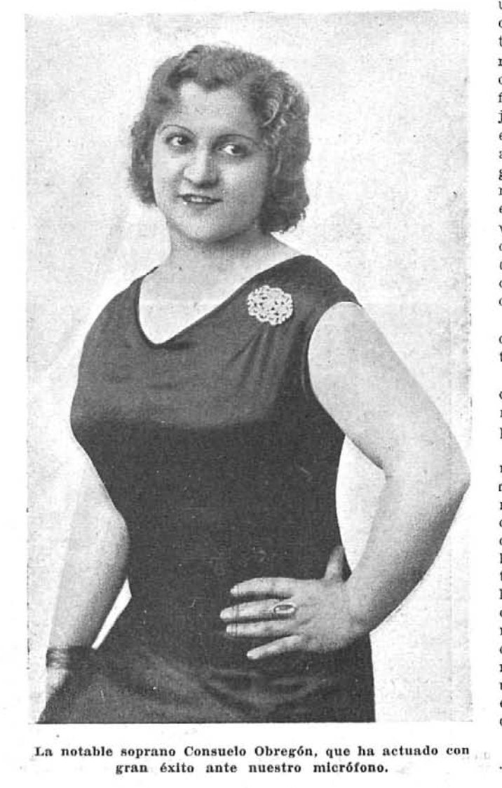 Consuelo Obregón, soprano