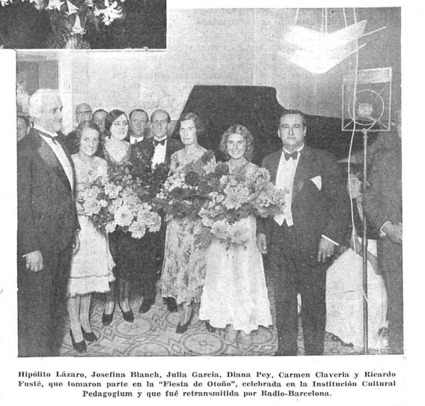 Hipólito Lázaro y otros cantantes