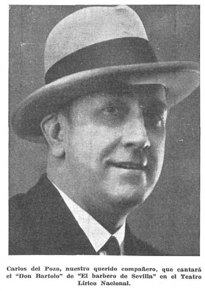 Carlos del Pozo, cantante