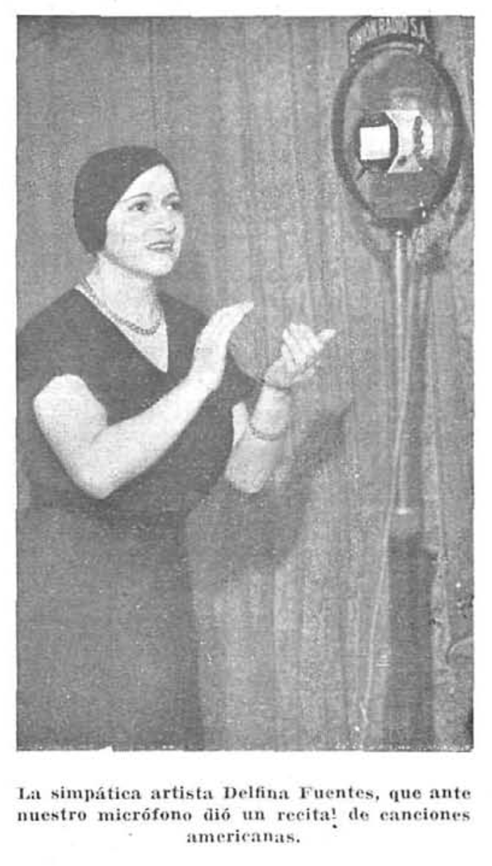 Delfina Fuentes, cantante