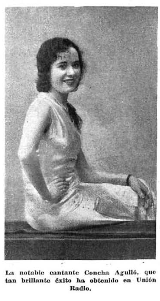 Concha Agulló, cantante