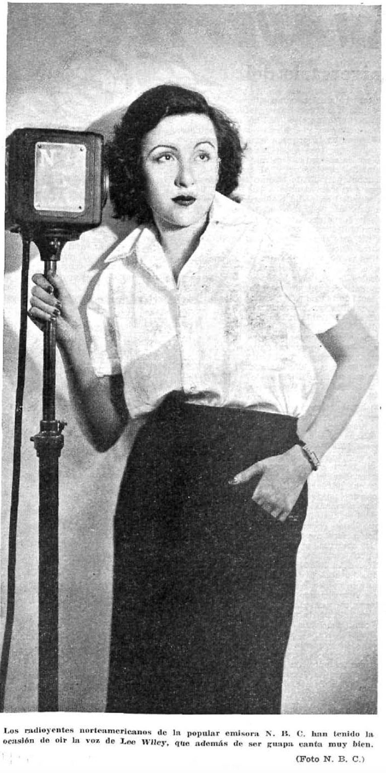 Lee Wiley, además de guapa canta muy bien (sexista)