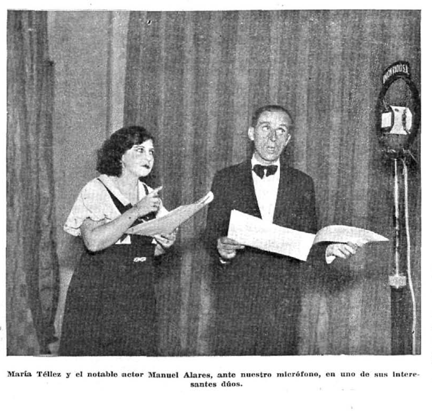 María Téllez y Manuel Alares