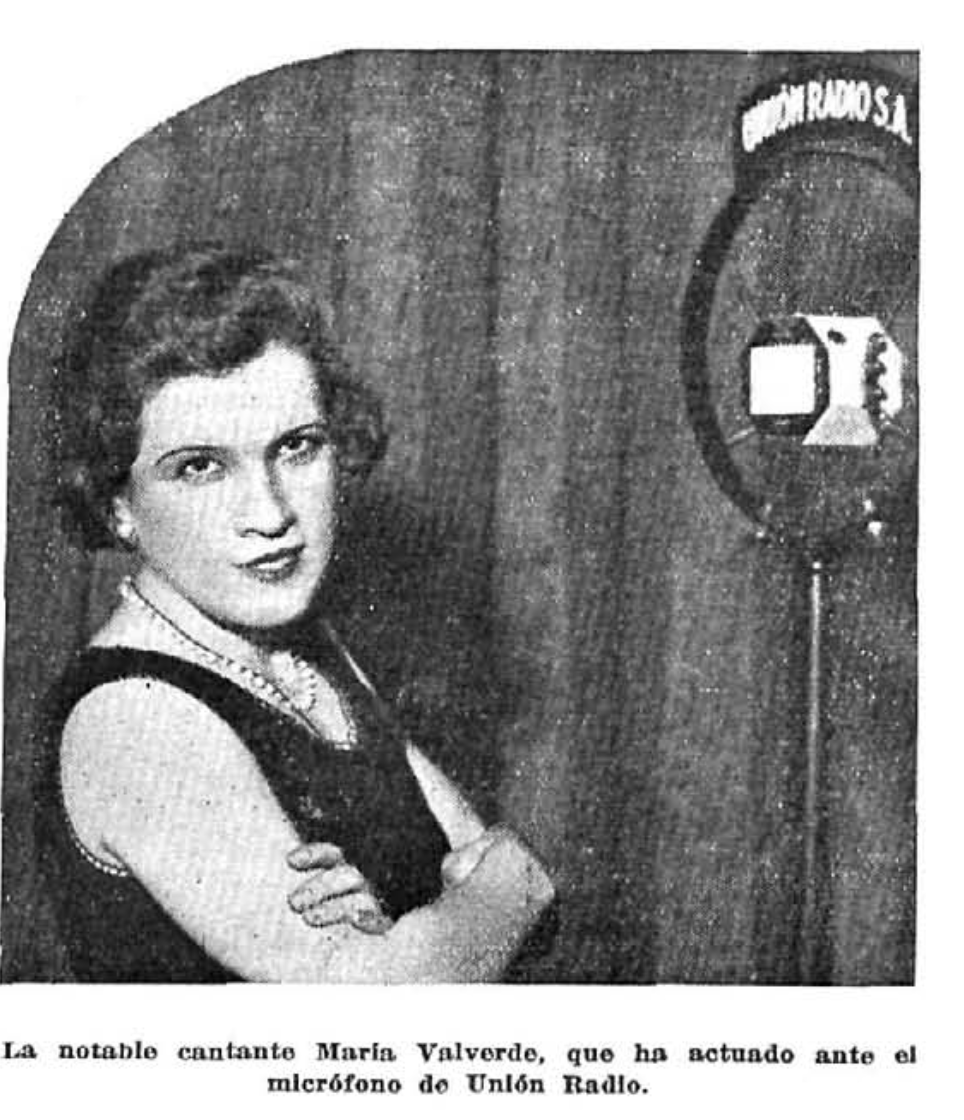 María Valverde, cantante