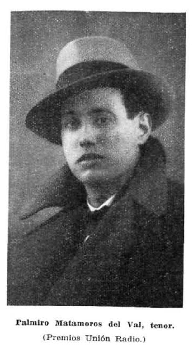 Palmiro Matamoros del Val, tenor