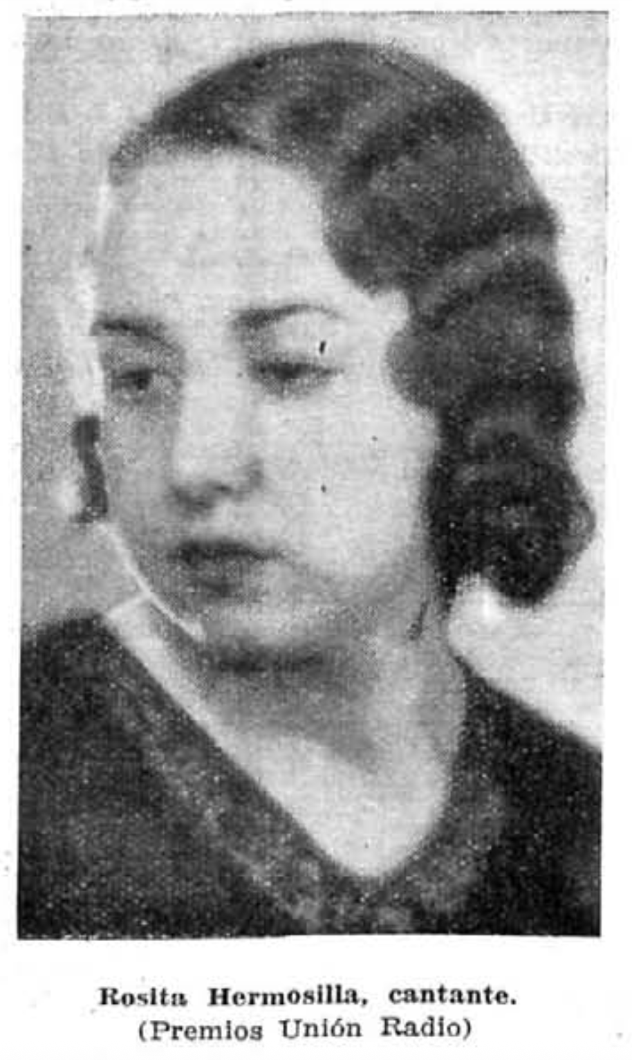 Rosa Hermosilla, cantante