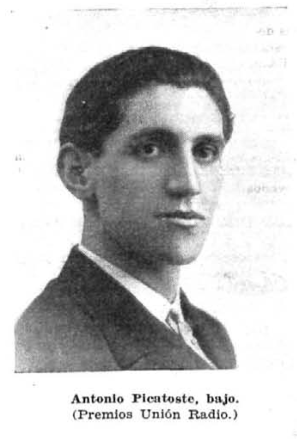 Antonio Picatoste, bajo