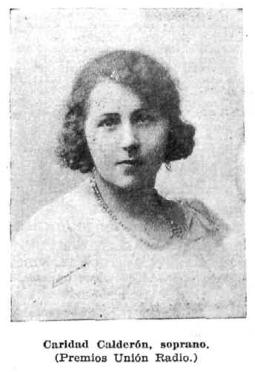 Caridad Calderón, soprano